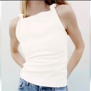 Zara Chic Cream Women's Blouse